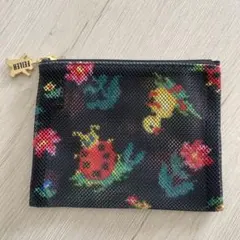 フェイラー　ハイジ　メッシュポーチ　　Sサイズ　ブラック