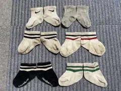 【訳あり・まとめ売り】NIKE、他 ベビー ソックス 6足セット 使い捨て