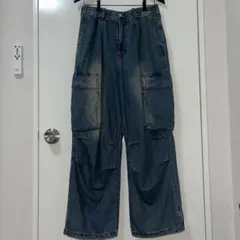 モノマート　デニムカーゴパンツ
