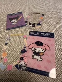 WBC サンリオ 一番くじ マイメロディ・クロミ 野球カード 4枚セット