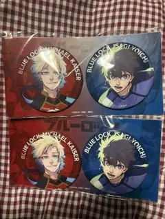 ブルーロック 伊勢丹 缶バッジ カイザー 潔 ブルーロック 伊勢丹 描き下ろし 缶バッジ 2個セット 潔