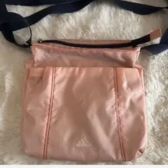 ピンク ナイロン ショルダーバッグ