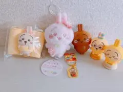 ちいかわ　うさぎ　6点セット さくらいろ　キャライト　ご当地　カップホルダー
