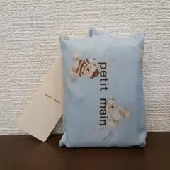 petit main プティマイン ポケッタブルエコバッグ くま柄 クマ柄