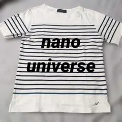 NANO UNIVERSE ボーダー Tシャツ L