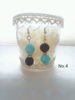 No.4　ハンドメイドピアス、イヤリング