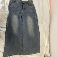 ワイドデニムパンツ