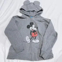 ディズニーリゾート　ミッキーパーカー　グレー