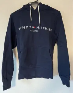 TOMMY HILFIGER ネイビー パーカー S