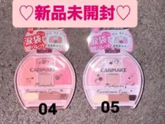 【新品】キャンメイク　プランぷくコーデアイズ　04&05