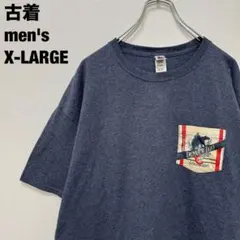 古着 DENVER ZOO Tシャツ GOLORADO メンズ 青 XL