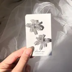 【6/23お値下げしました】ブライダルピアス、アクセサリー BRIDEME