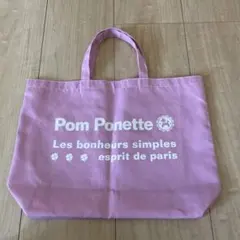 Pom Ponette ピンク トートバッグのサムネイル