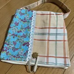 花柄　ポーチ　おむつ入れ、ベビー用品袋　ハンドメイド