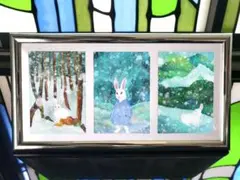 雪うさぎ#2  L判3連