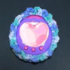 たまごっちパラダイスカバー　ブルー　ハンドメイド