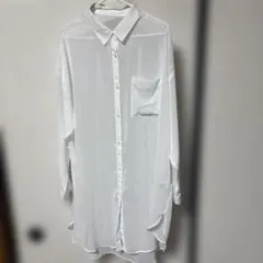 GUシアーシャツ★ロング長袖シャツL