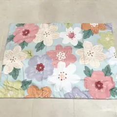 未使用❤︎1枚　枕カバー　43×63 ピローケース　寝具　花柄　ピンク　パープル