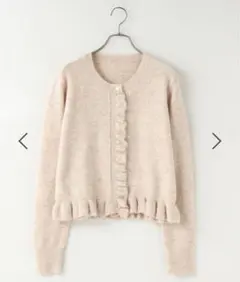 【新品】LOWRYSFARM ローリーズファーム チビフリルカーディガンLS