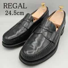 【美品】REGAL リーガル コインローファー 61FL 黒 24.5㎝のサムネイル