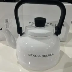 （新品） DEAN & DELUCA ホワイト　ホーローケトル　ヤカン　1.6L