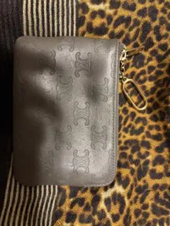 CELINE トリオンフ エンボス コインケース