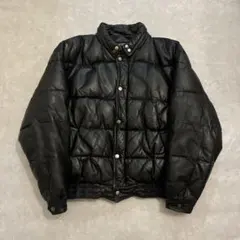 レザージャケット ダウンジャケット