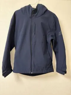 adidas フード付きネイビージャケット ネイビー