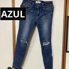 AZUL BY MOUSSY スキニーデニム ダメージ加工 Mサイズのサムネイル