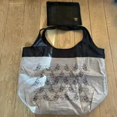 ANNA SUI バタフライ刺繍　エコバッグ　メッシュポーチ付き
