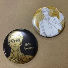 呪術廻戦プラザ rest TD 缶バッジ グリッター 箔押し　七海建人