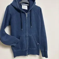 送料無料　希少レア　ロンハーマン　インディゴ染めスウェットトレーナー　S ロンハーマン ライトインディゴスウェット トレーナーSヴィンテージ