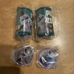 パペットスンスン コインシリンダー めじるしチャーム アクリル ゾンゾン セット