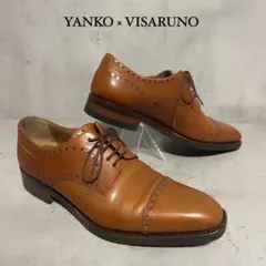 YANKO × VISARUNO 羽根 パンチドキャップトゥ レザーシューズのサムネイル