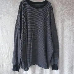 Dazy ストライプ オーバーサイズ 長袖カットソー M