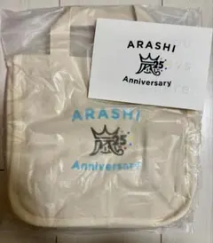 嵐　25周年記念品　ファンクラブ会員限定　ミニトートバッグ(サインカード付き)