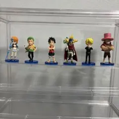 ワーコレ　麦わらの一味６体セット　エニエスロビー　ワンピース　フィギュア