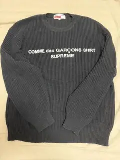 Comme des Garçons × Supreme ニット M 黒 Supreme シュプリーム 18AW × COMME des GARCONS SHIRT Sweater