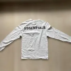 ESSENTIALS ホワイト ロングスリーブ Tシャツ M