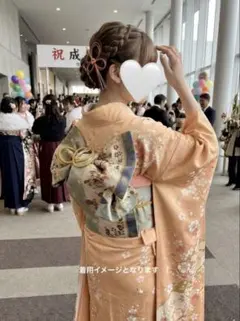 極美品　正絹《唐織》 六通袋帯