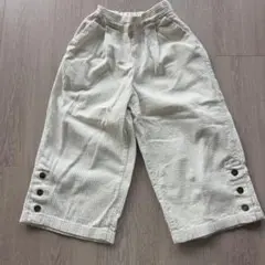 GU アイボリー パンツ 130