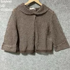 GIANNI LO GUIDICE メッシュニット ノーカラージャケットのサムネイル