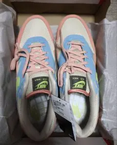 ●新品 NIKE AIR MAX 1 ホワイト/ブルー/ピンク 29cm