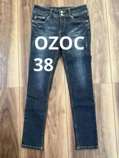 OZOC スキニーデニム 青　38インチ レディース