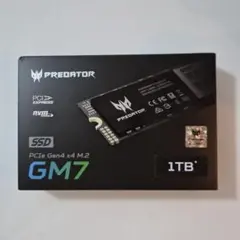 新品未開封Predator GM7 1TB PCIe Gen4 M.2 SSD