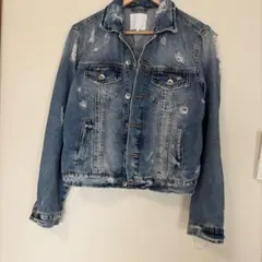 2026年最新】zara デニムジャケット ダメージの人気アイテム - メルカリ