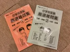 小学校受験 厳選難問集 1・2セット 合格へのステップ - メルカリ