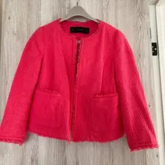 ZARAノーカラージャケット ツイードジャケット お値下げしました⭐︎