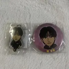 堀夏喜　居酒屋えぐざいる　ガチャ　缶バッチ　ミニアクリルキーホルダー