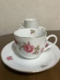 ファイン　チャイナ コーヒー（ティー）カップ・ソーサー2個セット